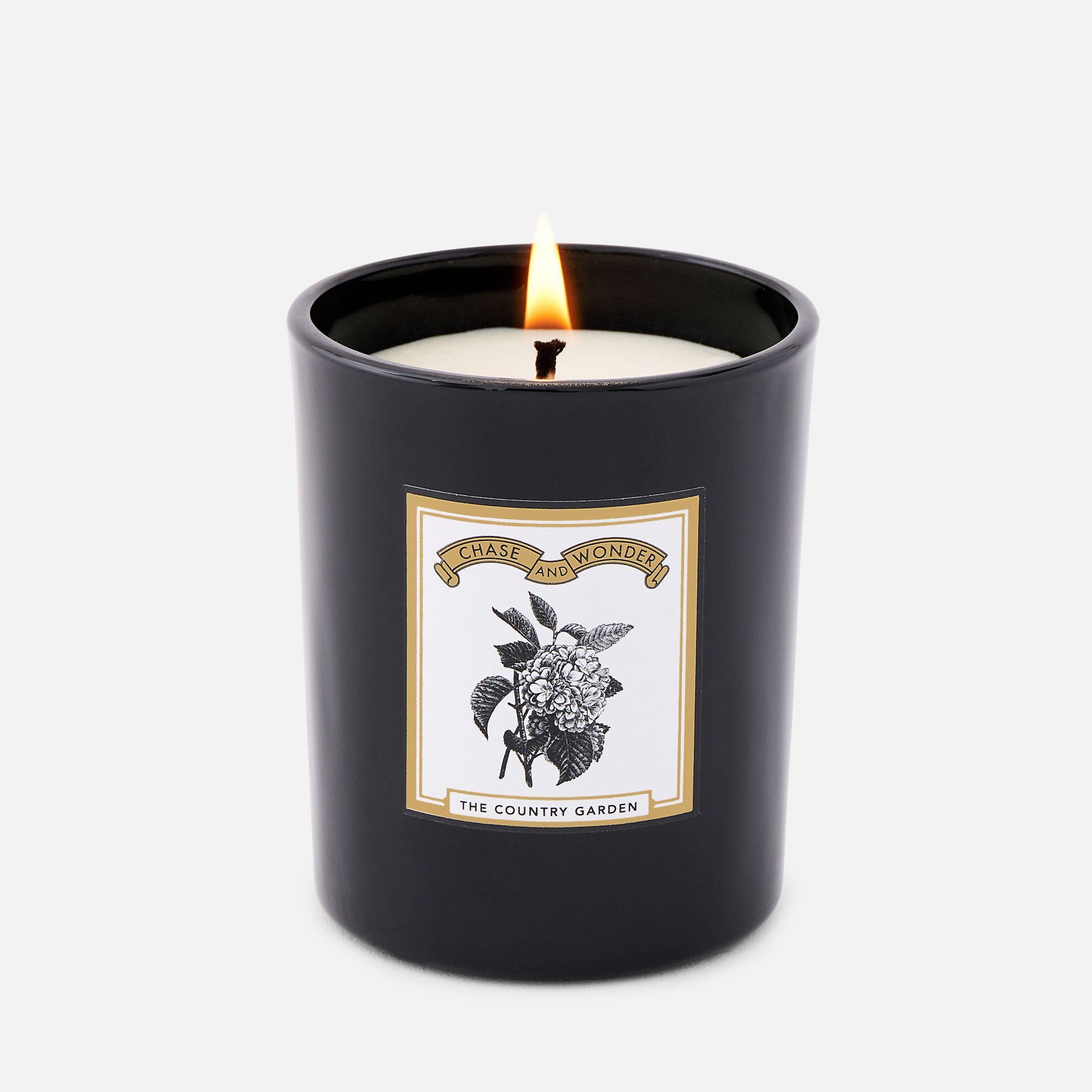 The Country Garden Luxury Scented Glass Candle