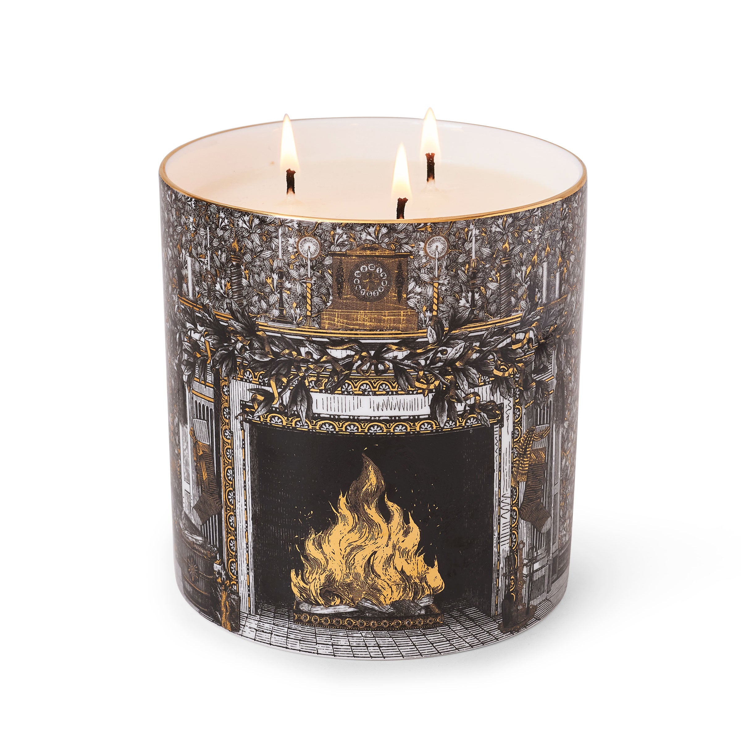 Home For Christmas 3 Wick Ceramic Scented Candle