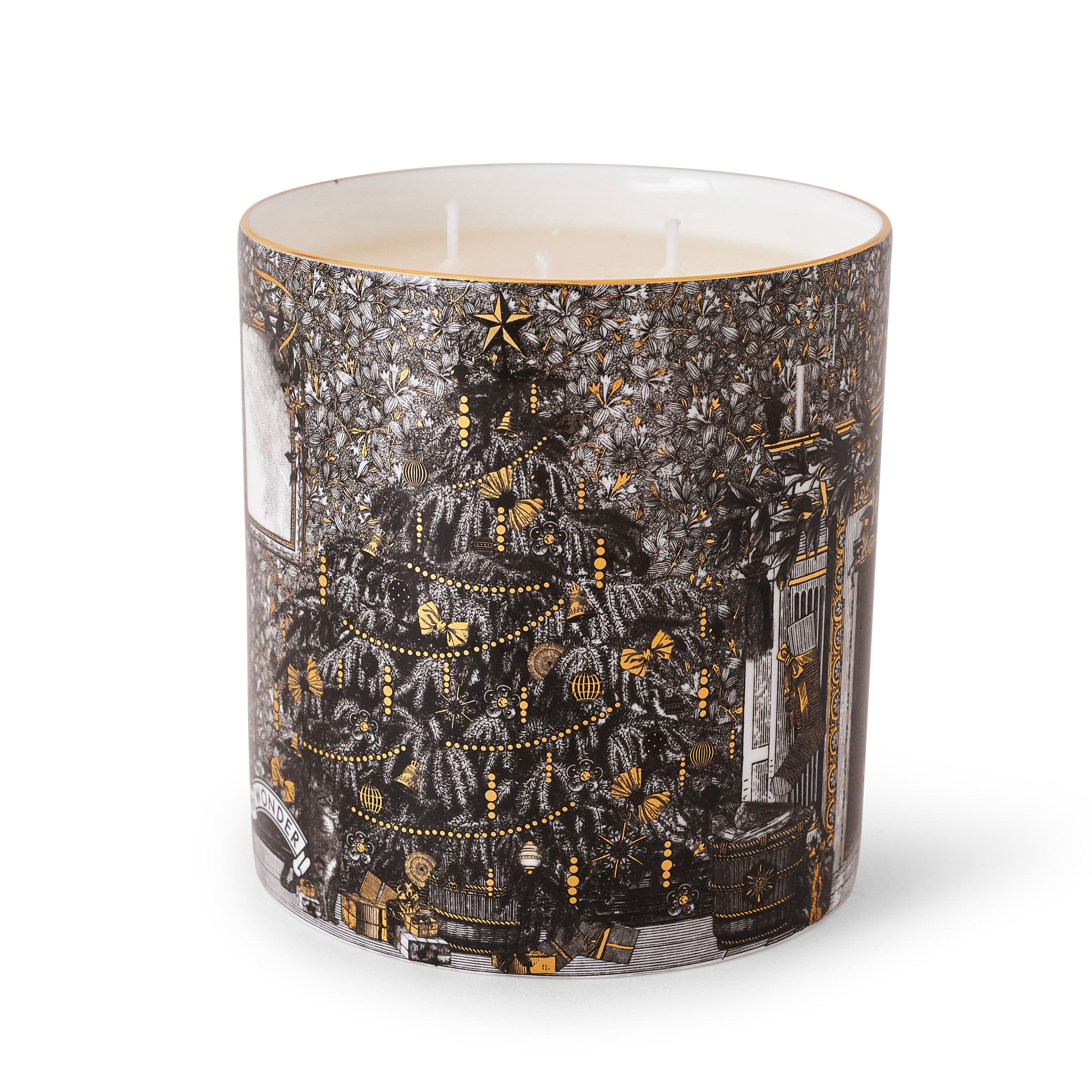 Home For Christmas 3 Wick Ceramic Scented Candle