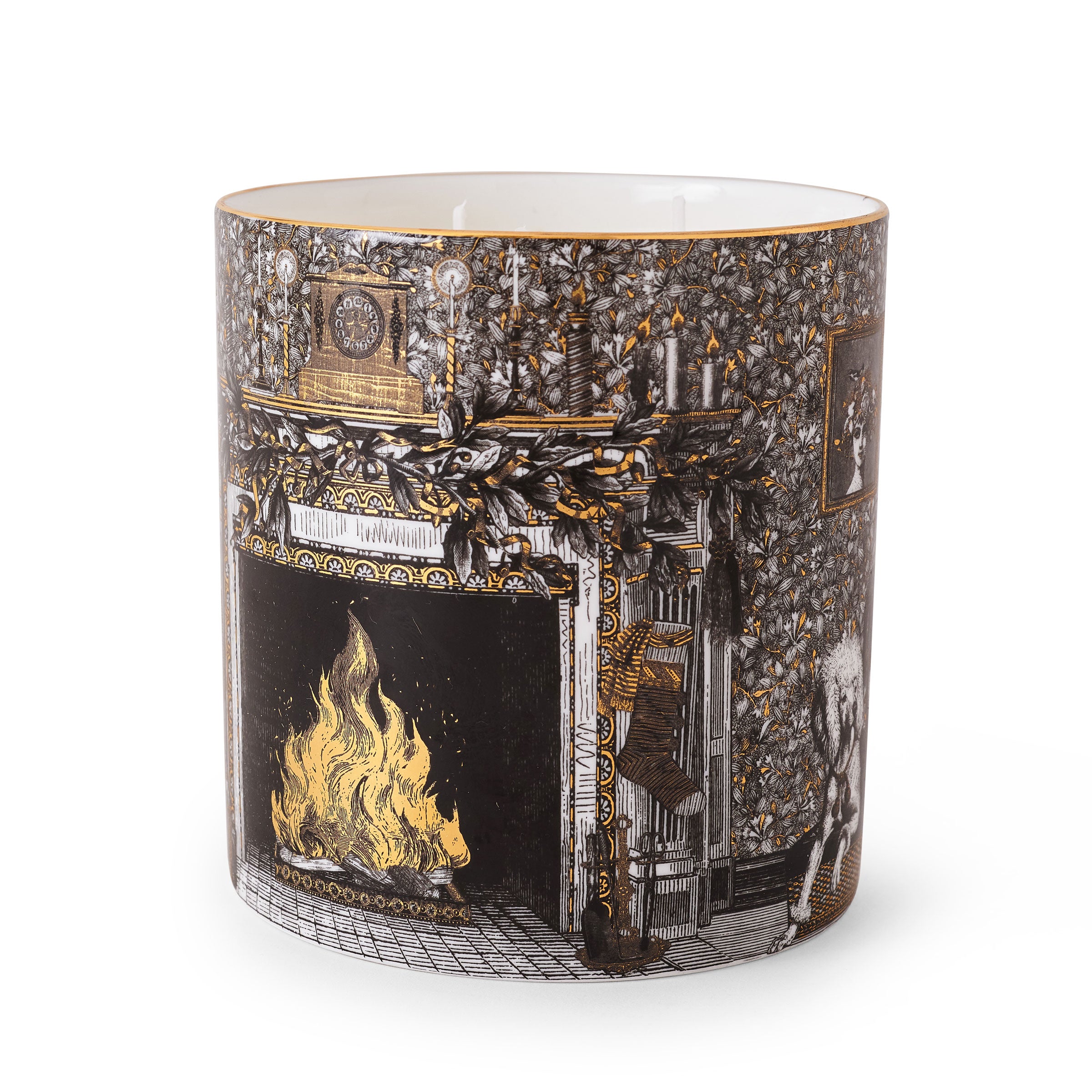 Home For Christmas 3 Wick Ceramic Scented Candle