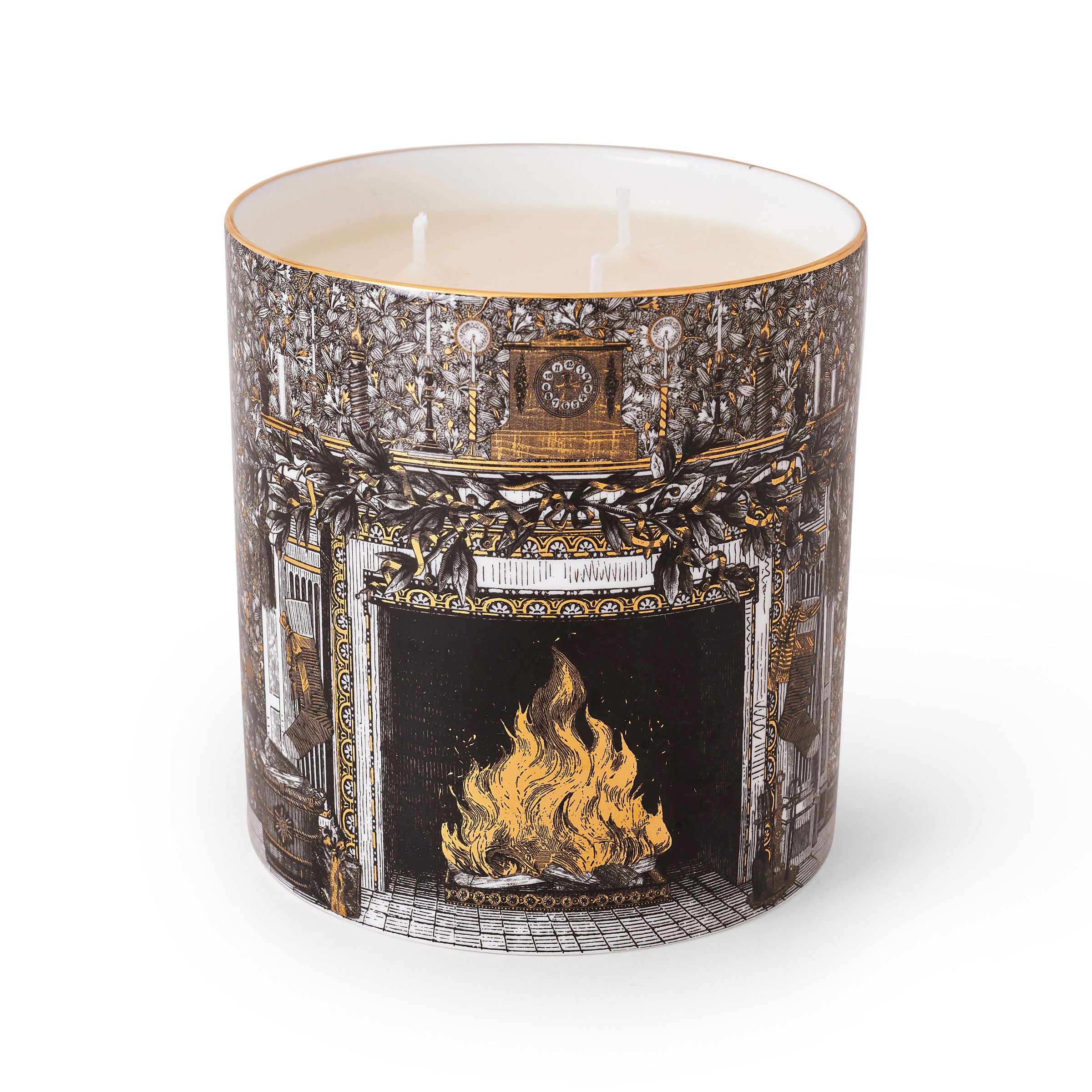 Home For Christmas 3 Wick Ceramic Scented Candle