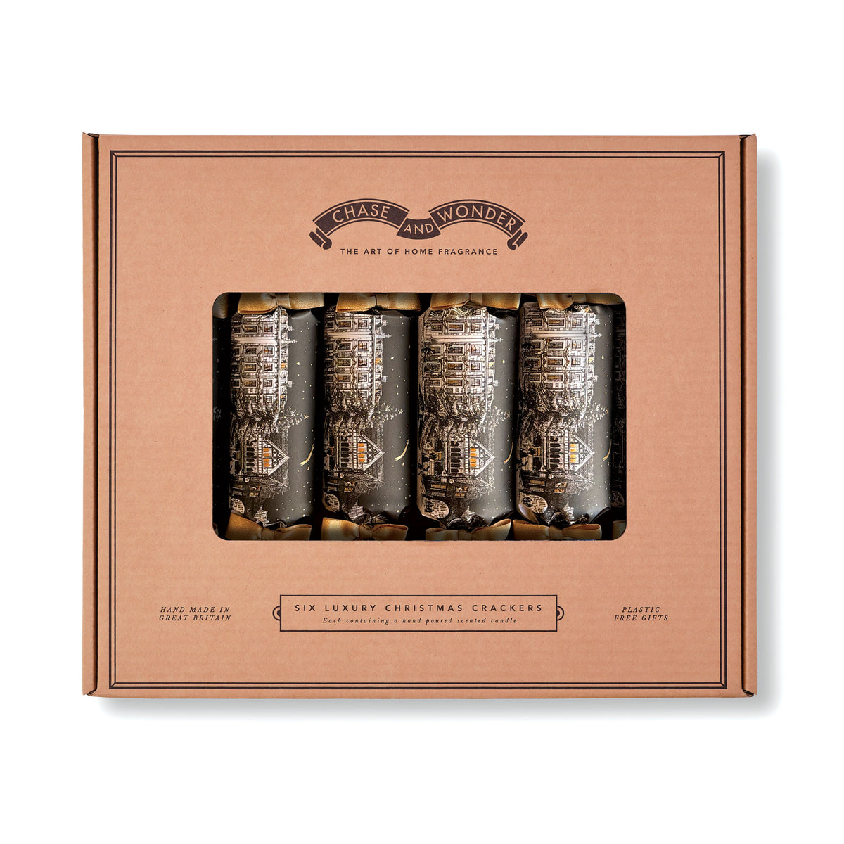 "The Starry Night" Luxury Candle Christmas Crackers