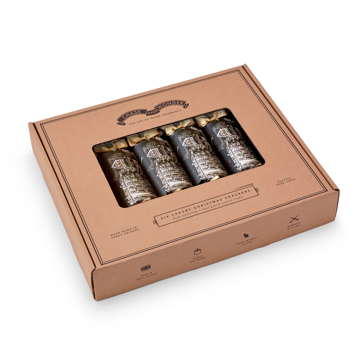 "The Starry Night" Luxury Candle Christmas Crackers