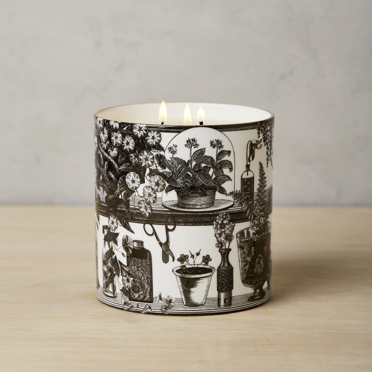 The Botanist 3 Wick Scented Ceramic Candle - Chase and Wonder - Proudly Made in Britain