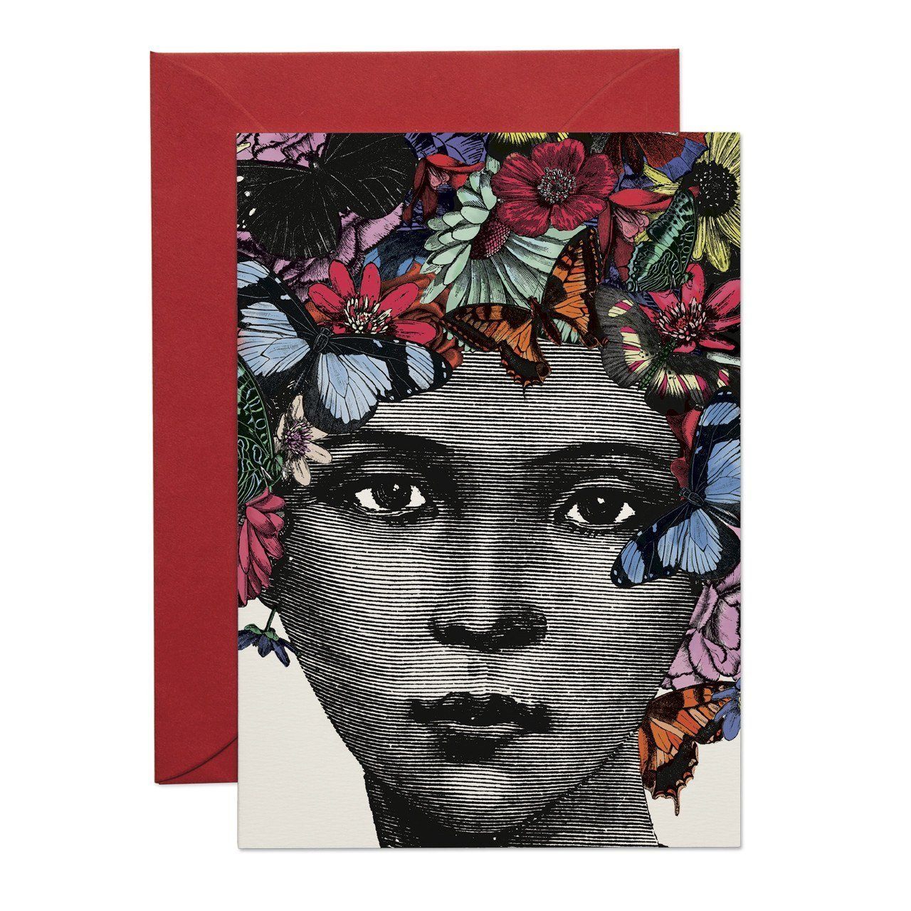 Butterfly Lady Greeting Card - Chase and Wonder - Proudly Made in Britain