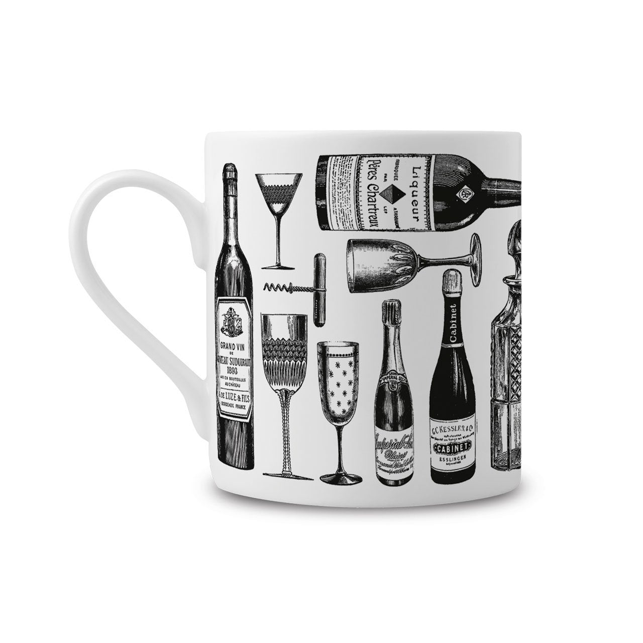 The Wine Lover's Fine China Mug - Chase and Wonder - Proudly Made in Britain