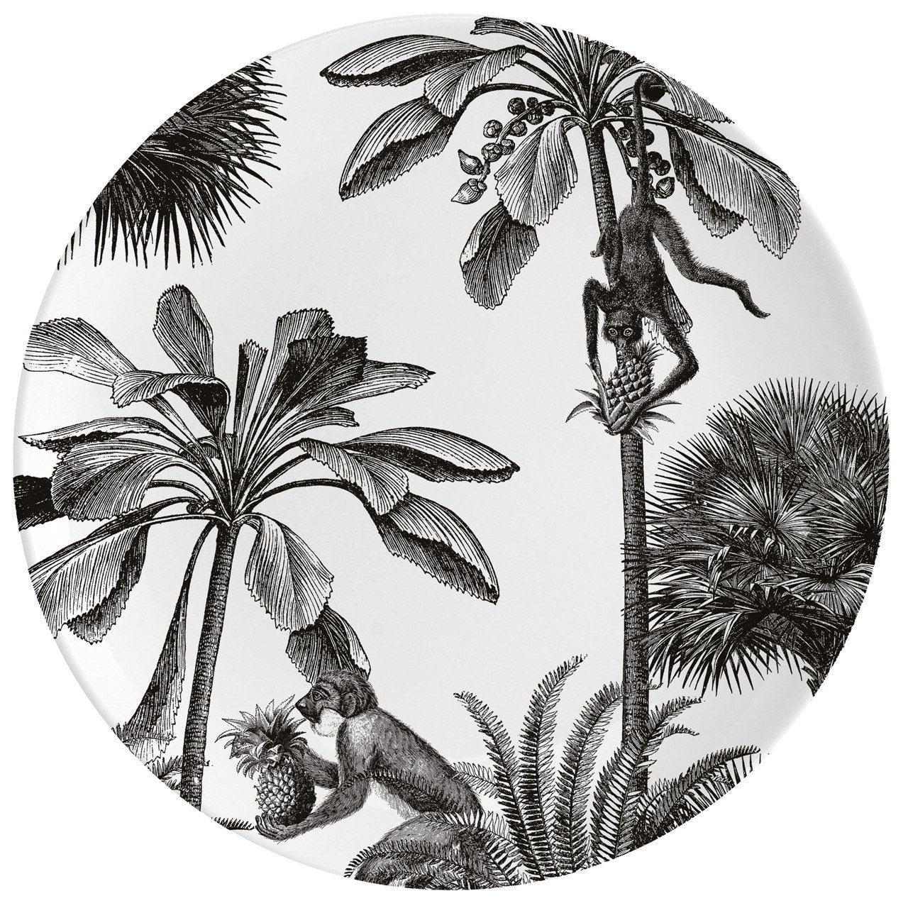 Tropical Paradise Fine China 10" Plate - Chase and Wonder - Proudly Made in Britain