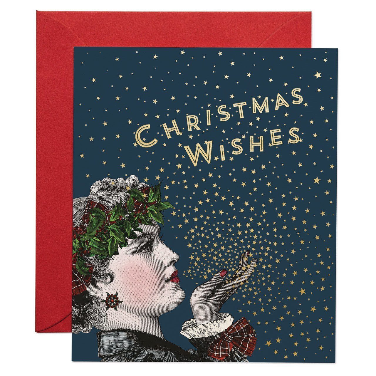 Christmas Wishes greeting card - Chase and Wonder - Proudly Made in Britain