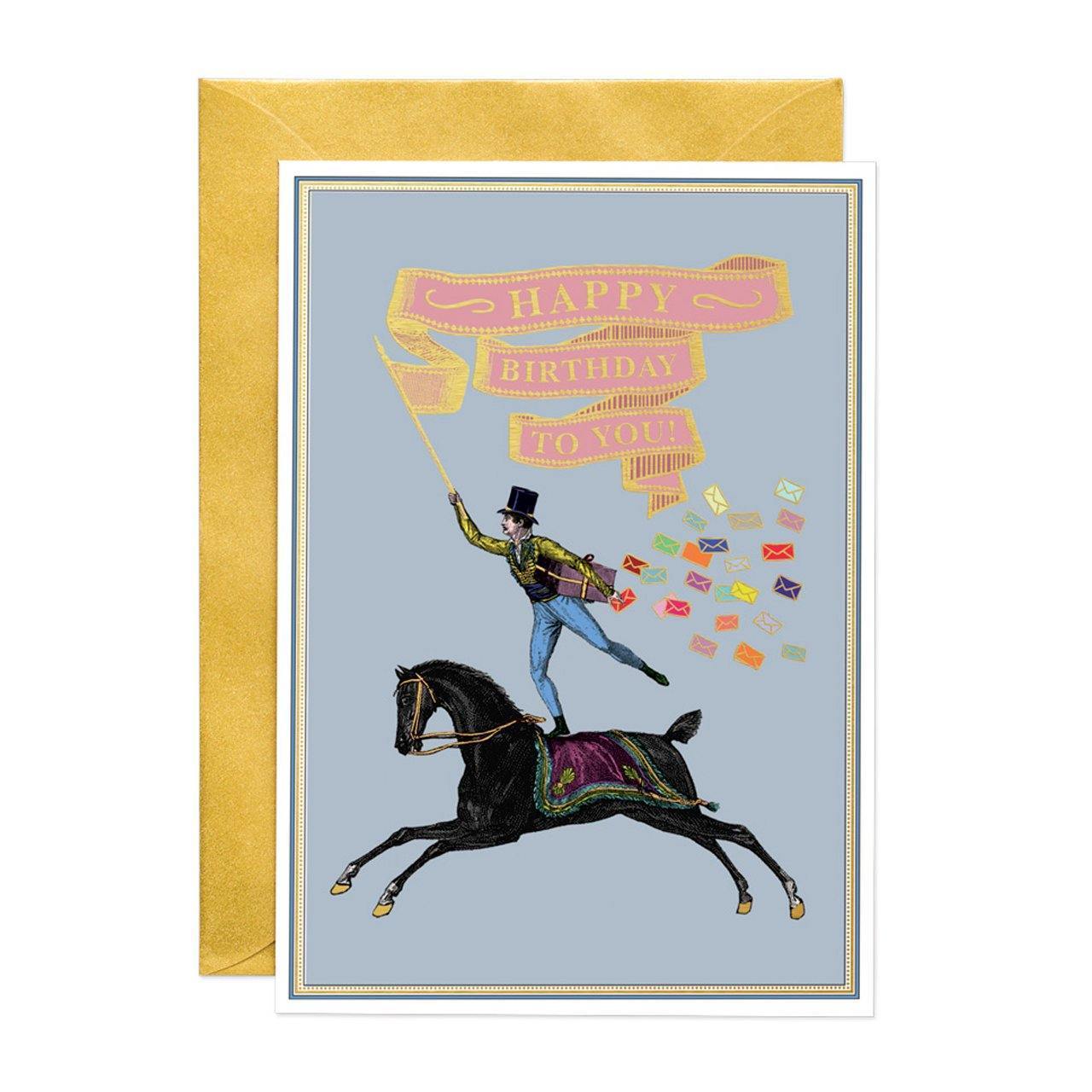 Happy Birthday Rider (LARGE) Greeting Card - Chase and Wonder - Proudly Made in Britain