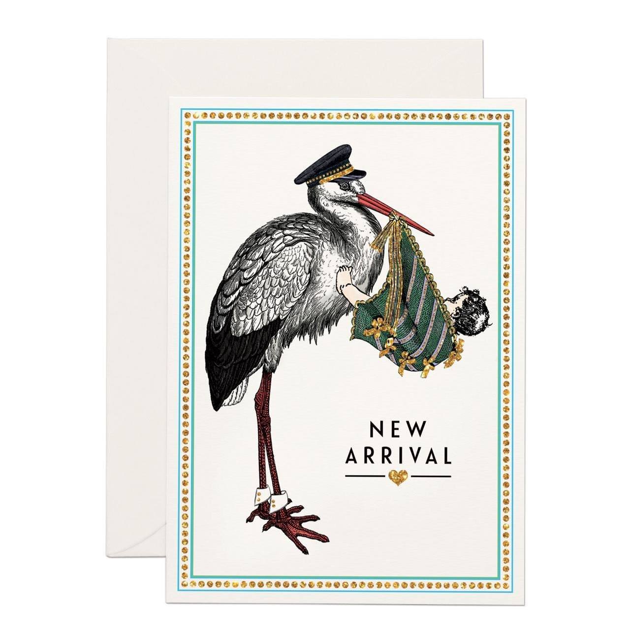 New Arrival greeting card - Chase and Wonder - Proudly Made in Britain