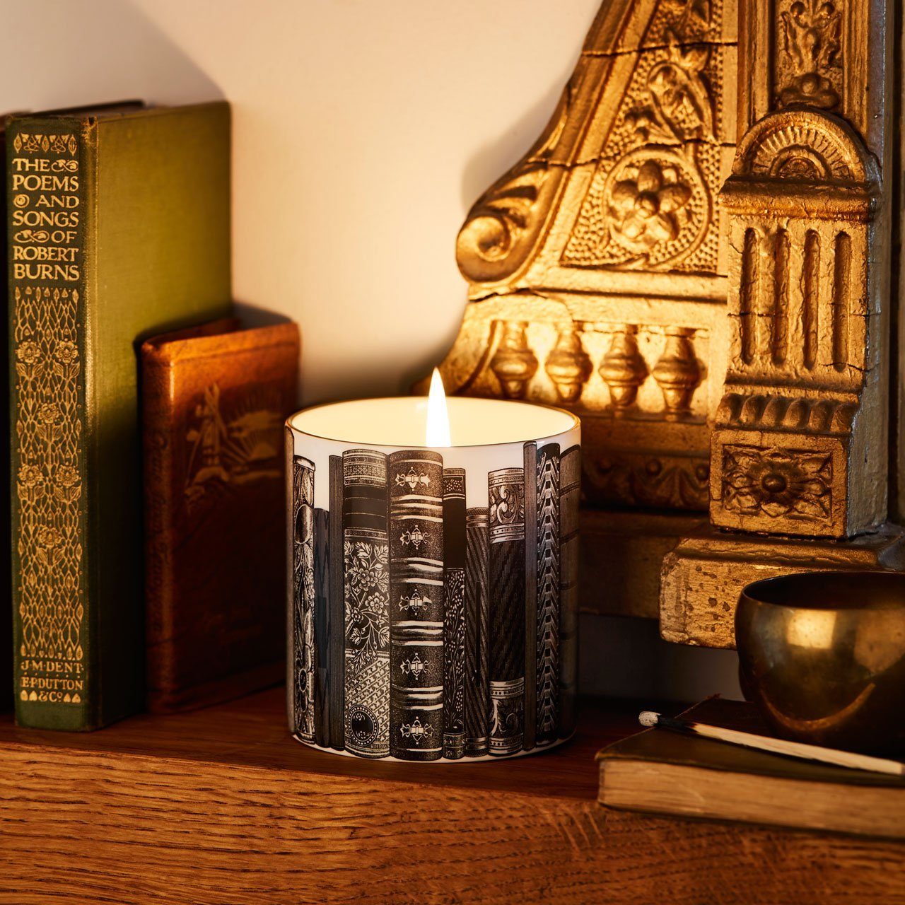 The Library Ceramic Candle - Chase and Wonder - Proudly Made in Britain