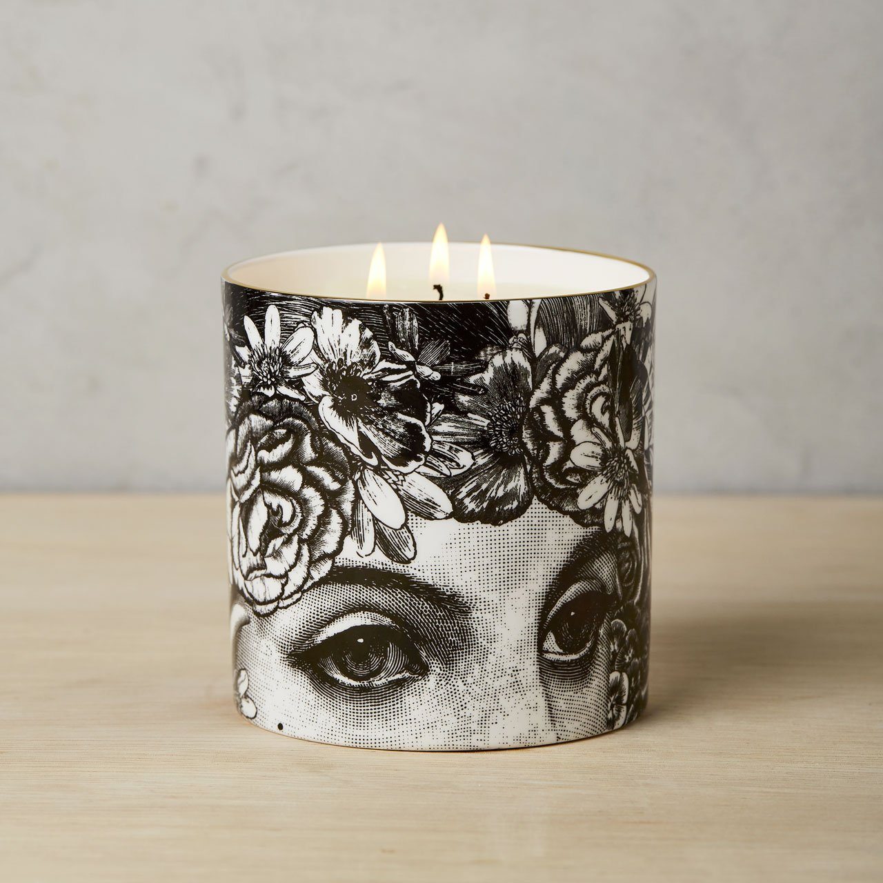 The Flower Lady 3 Wick Scented Ceramic Candle - Chase and Wonder - Proudly Made in Britain