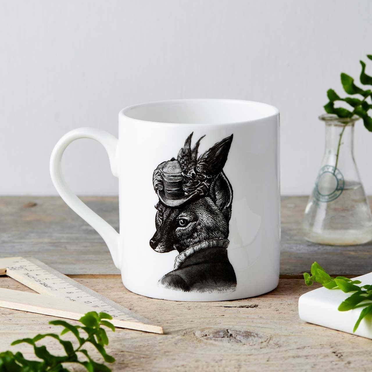 Foxy Lady Fine China Mug - Chase and Wonder - Proudly Made in Britain