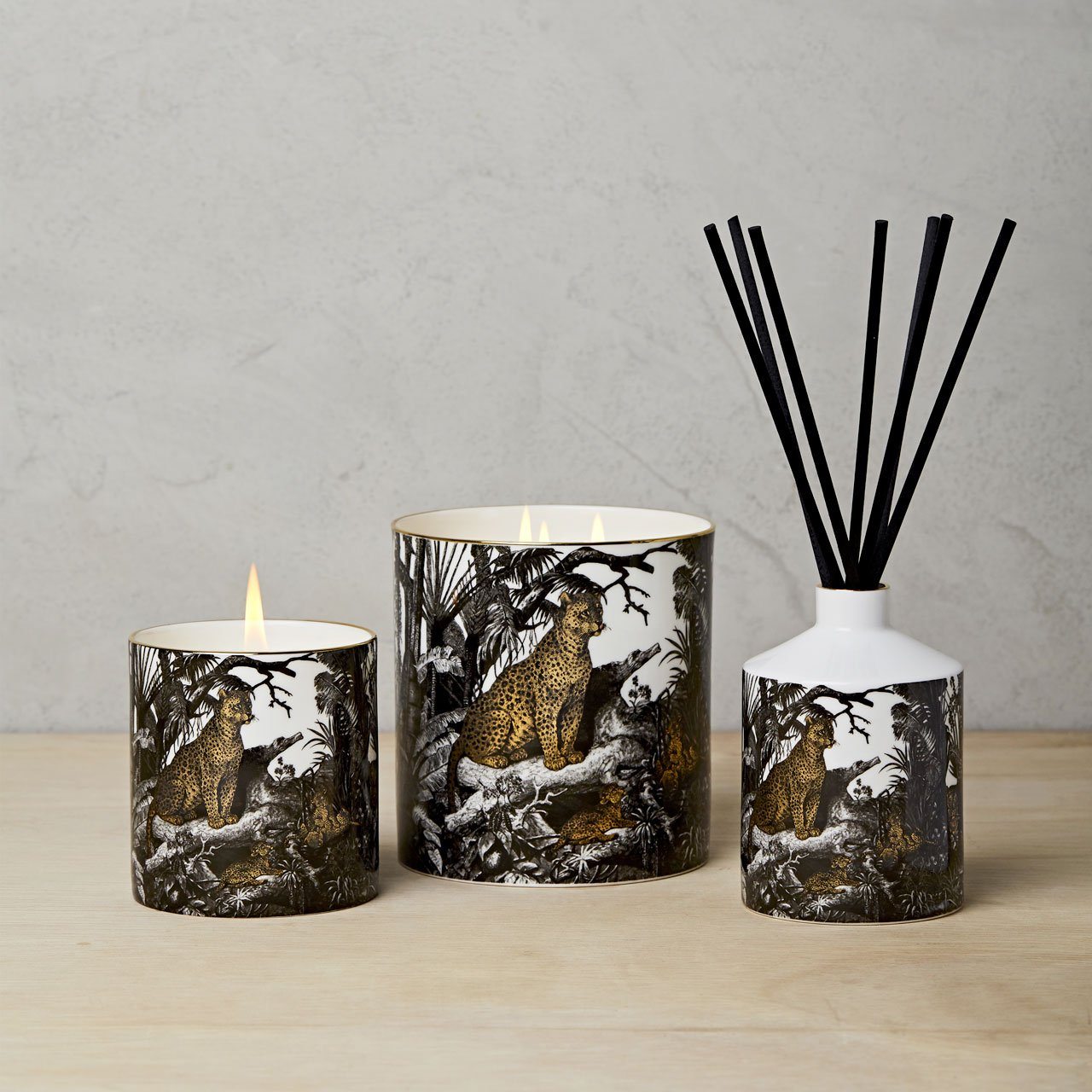 The Jungle 3 Wick Scented Ceramic Candle - Chase and Wonder - Proudly Made in Britain