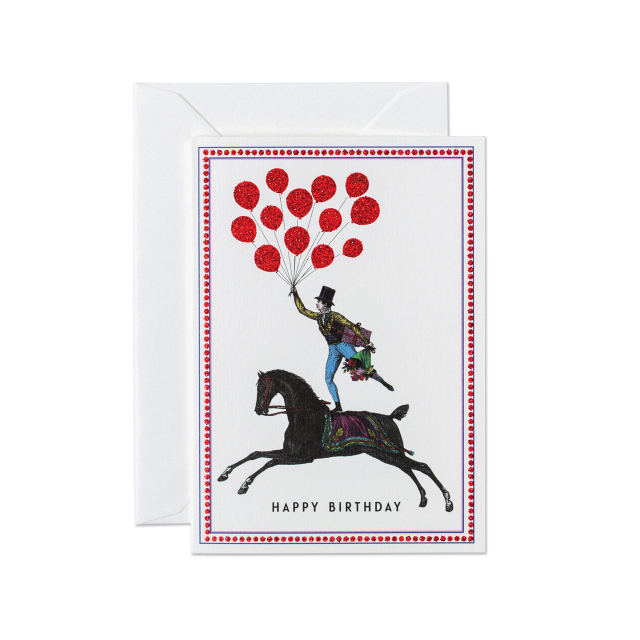 Happy Birthday Rider Small greeting card