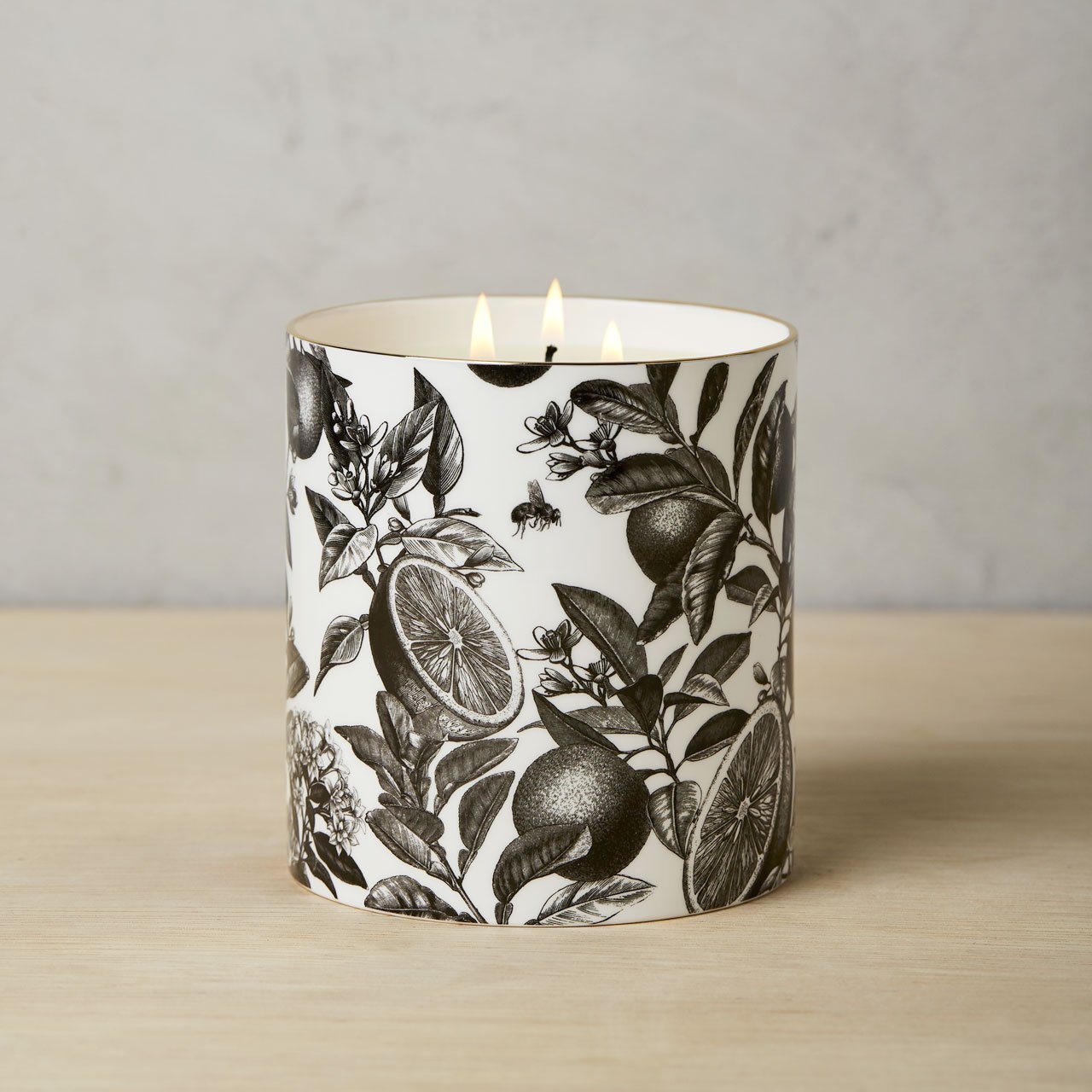 The Orangery 3 Wick Scented Ceramic Candle - Chase and Wonder - Proudly Made in Britain