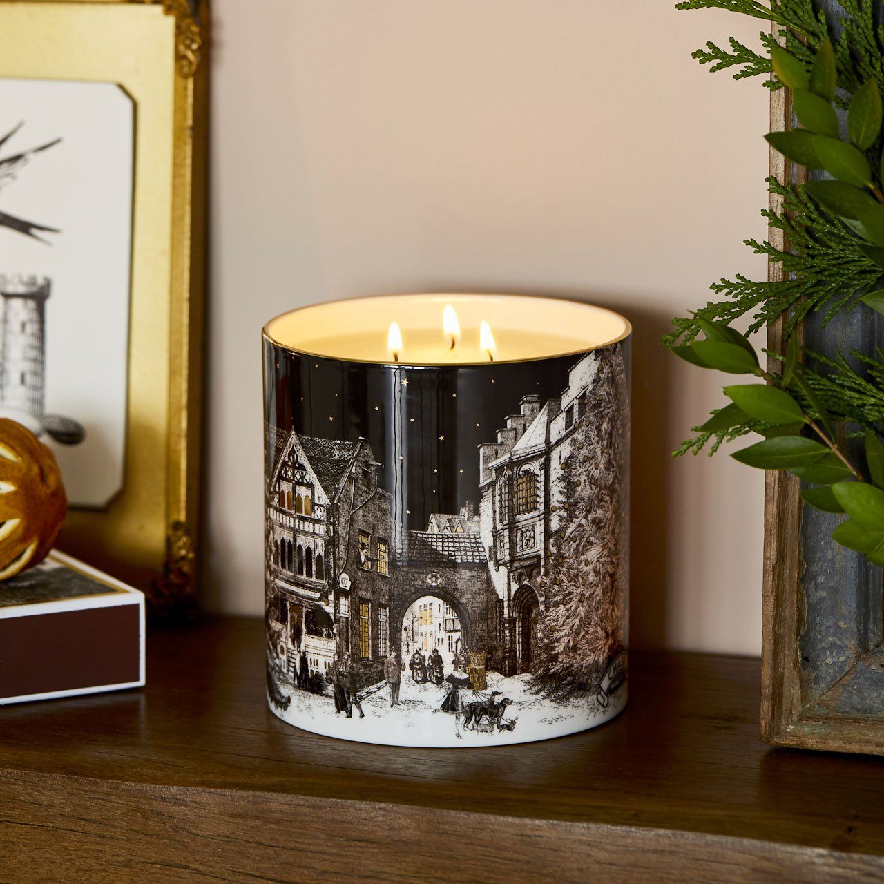 The Starry Night 3 Wick Scented Ceramic Candle - Chase and Wonder - Proudly Made in Britain