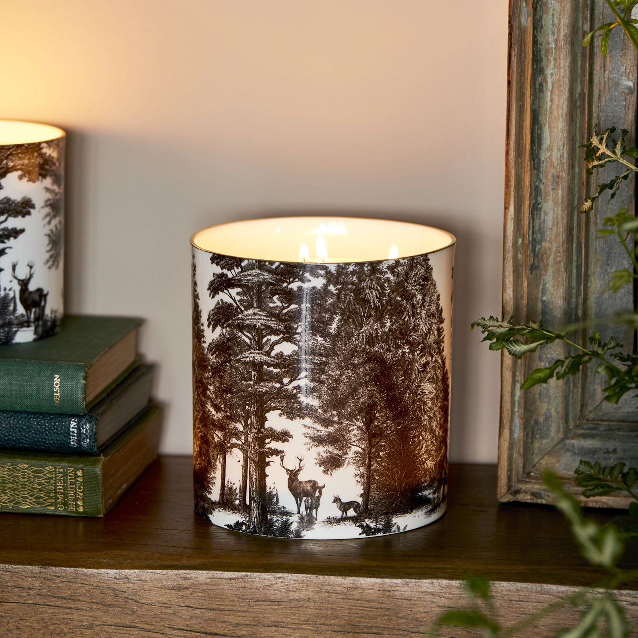 The Enchanted Forest 3 Wick Scented Ceramic Candle - Chase and Wonder - Proudly Made in Britain