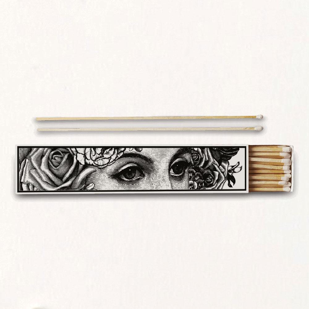 The Flower Lady Luxury Long Matches - Chase and Wonder - Proudly Made in Britain