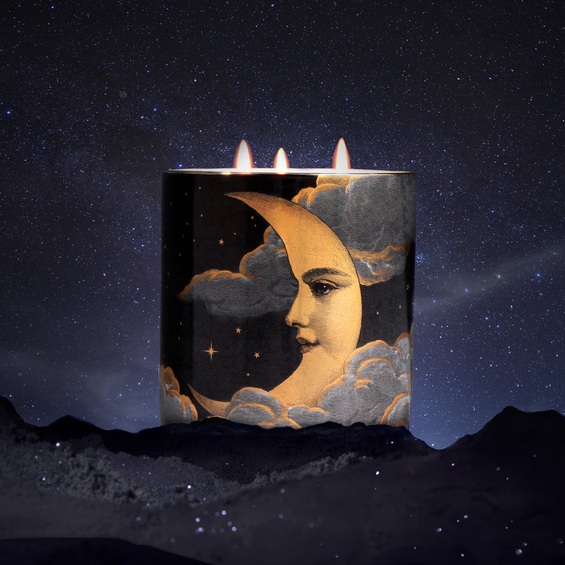 The Land of Nod 3 Wick Scented Ceramic Candle