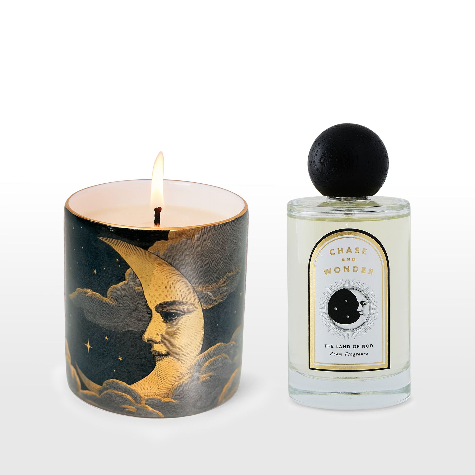 Land of Nod Ceramic Candle & Room Fragrance Set