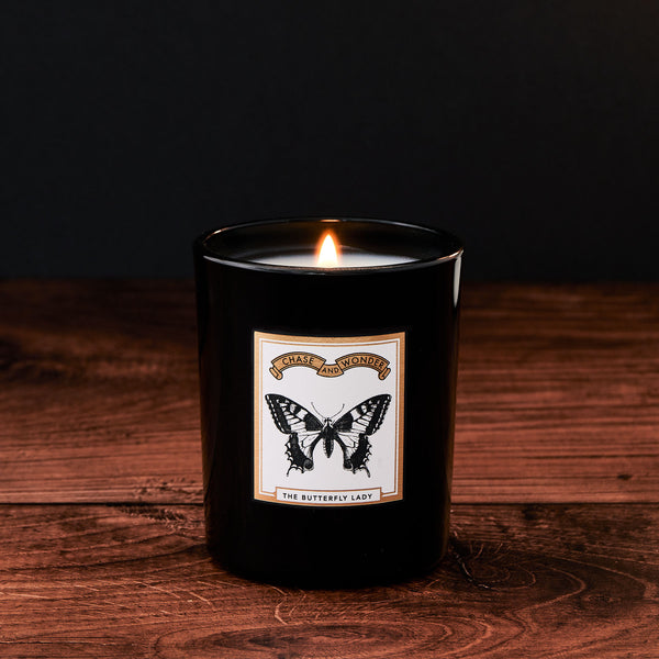 The Butterfly Lady Glass Candle | Neroli | Chase and Wonder