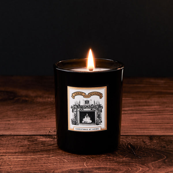 Home For Christmas Luxury Scented Glass Candle