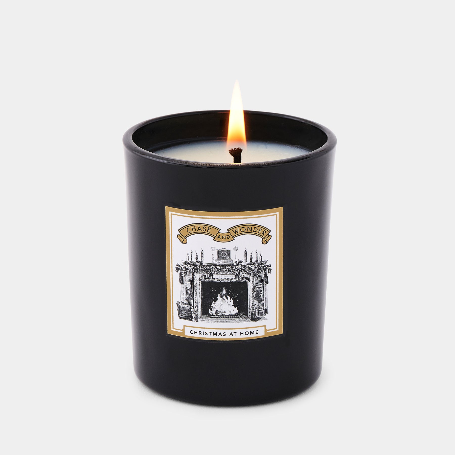 Home For Christmas Luxury Scented Glass Candle