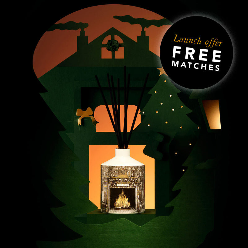 Home For Christmas Ceramic Diffuser, with free matches