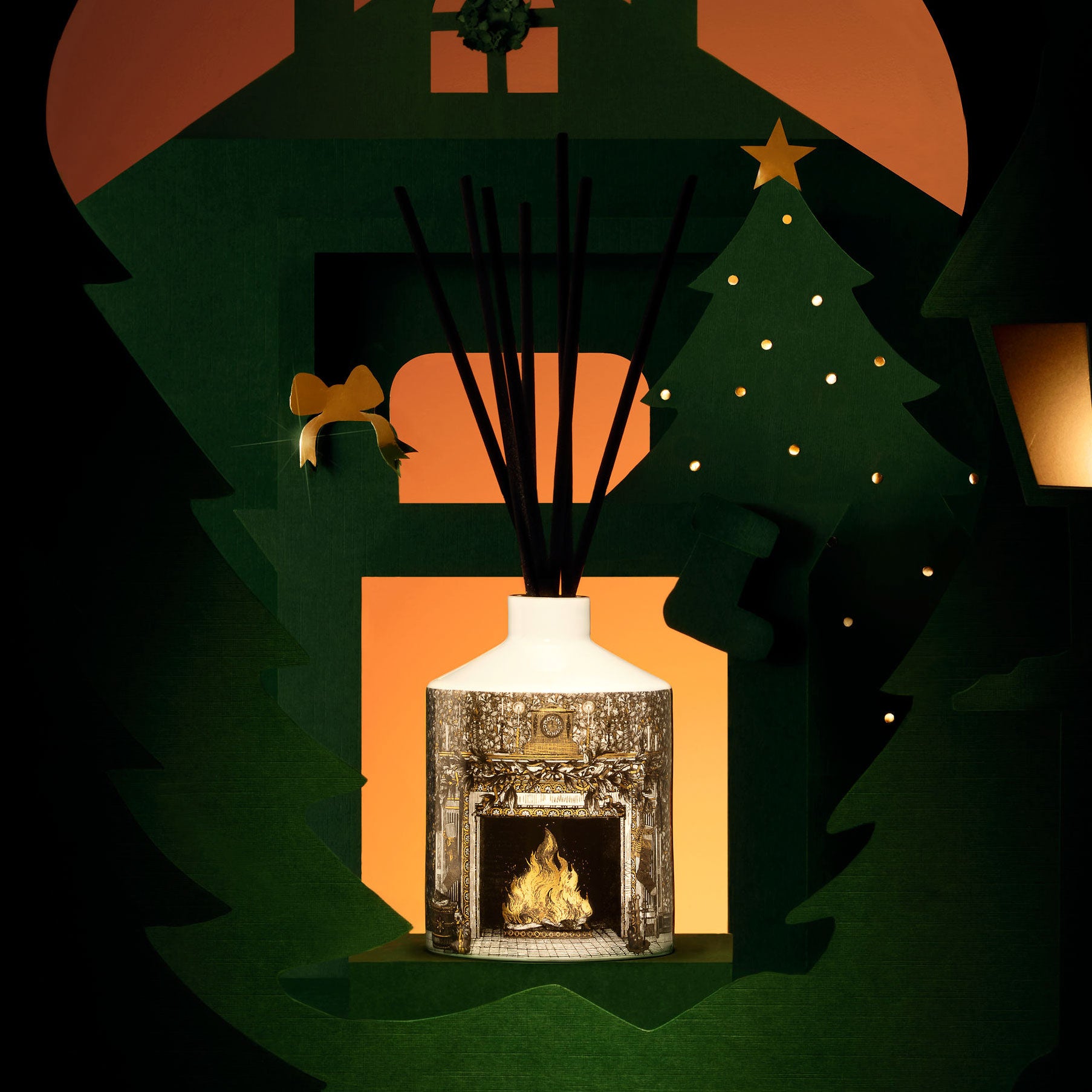 Home For Christmas Ceramic Reed Diffuser