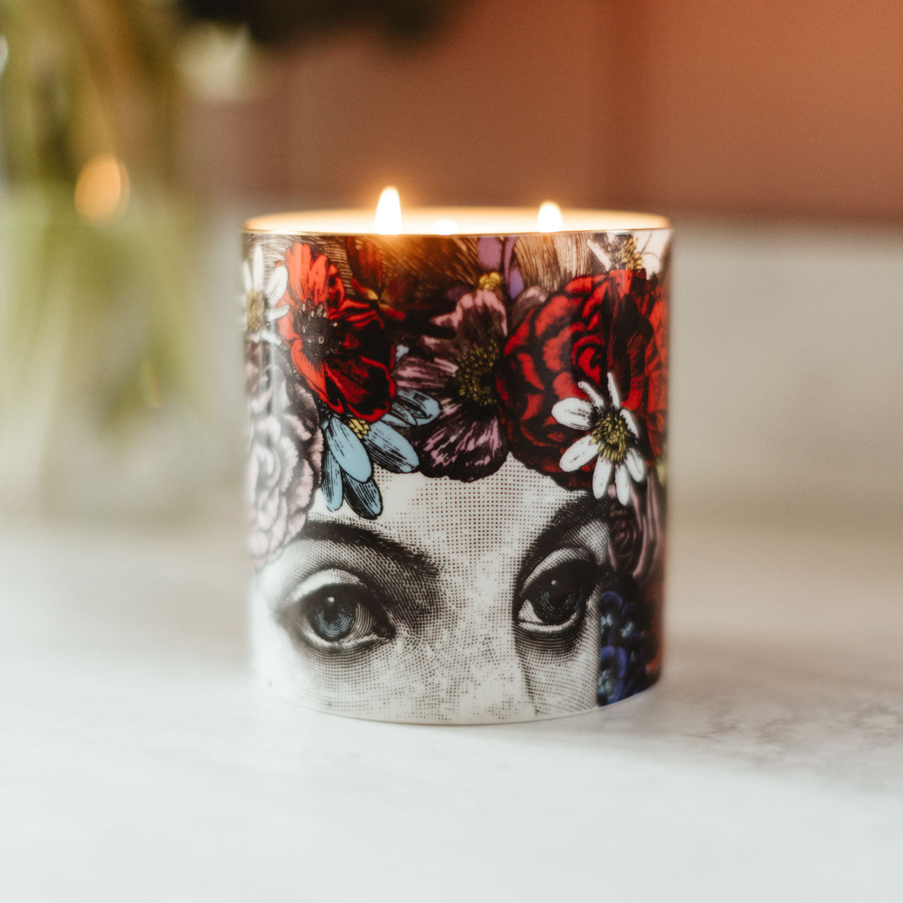 The Flower Lady 3 Wick Ceramic Candle ✨Special Edition✨