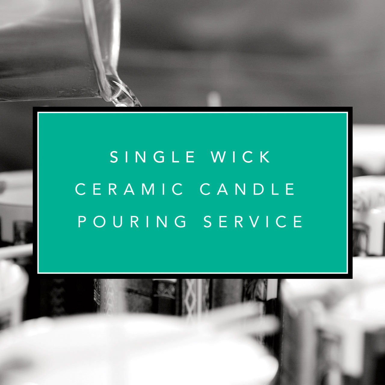 Refill Service for Single Wick Ceramic Candles