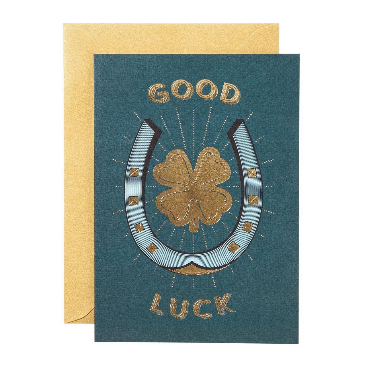 Good Luck Greeting Card - Chase and Wonder - Proudly Made in Britain