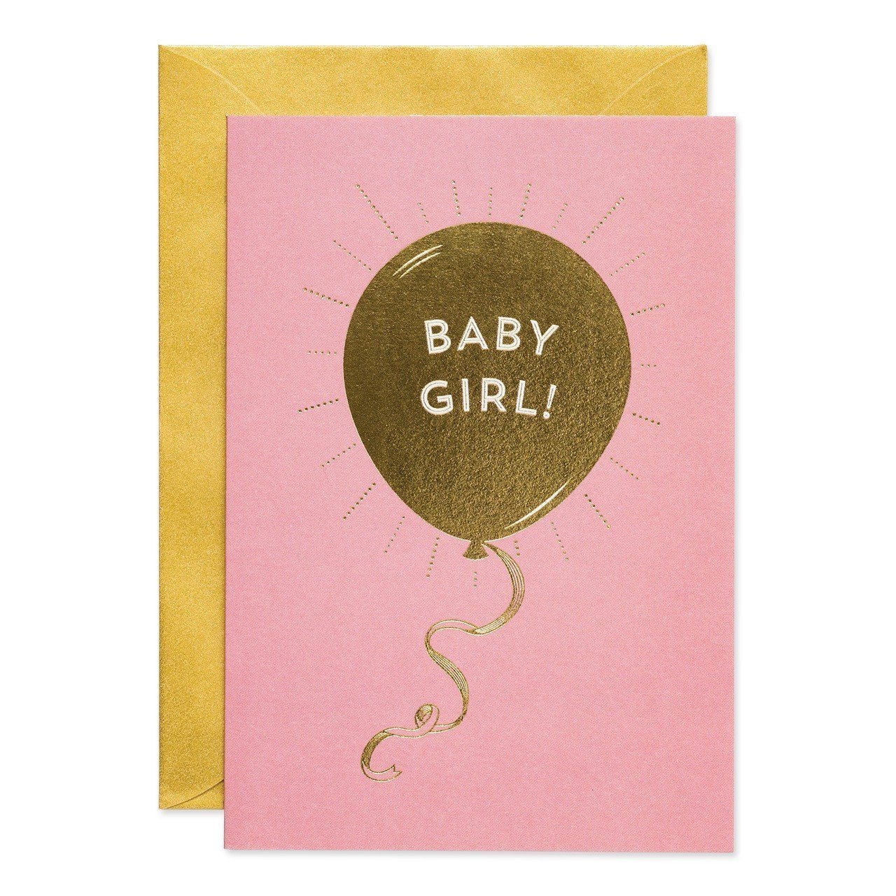Baby Girl greeting card - Chase and Wonder - Proudly Made in Britain