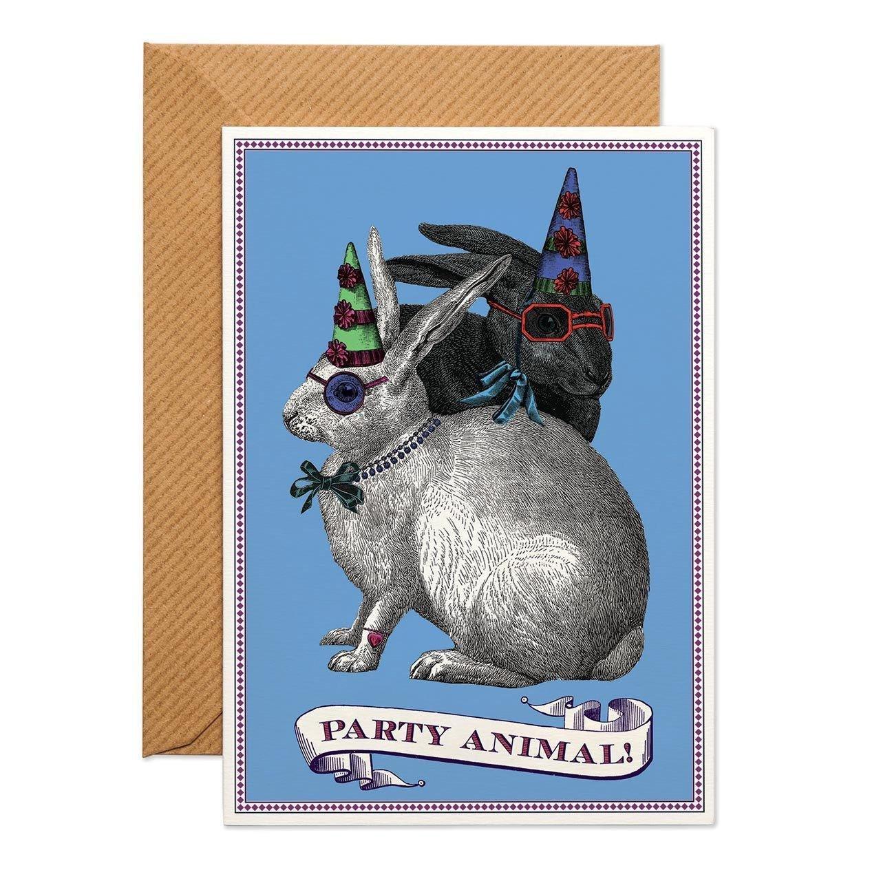 Party Animal Greeting Card - Chase and Wonder - Proudly Made in Britain