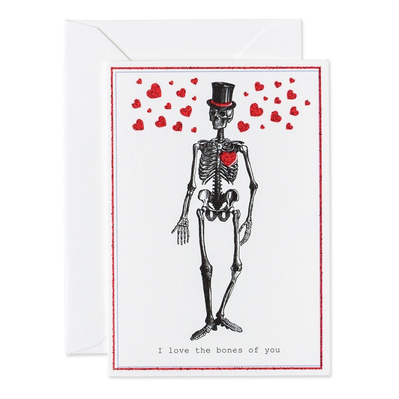 Love the bones of you greeting card - Chase and Wonder - Proudly Made in Britain