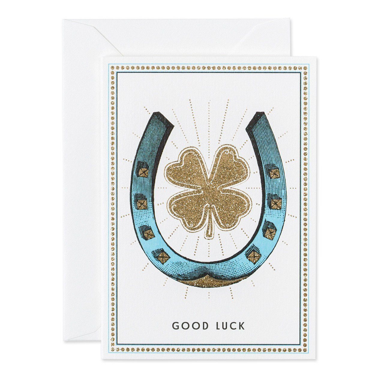 Good Luck Small greeting card - Chase and Wonder - Proudly Made in Britain