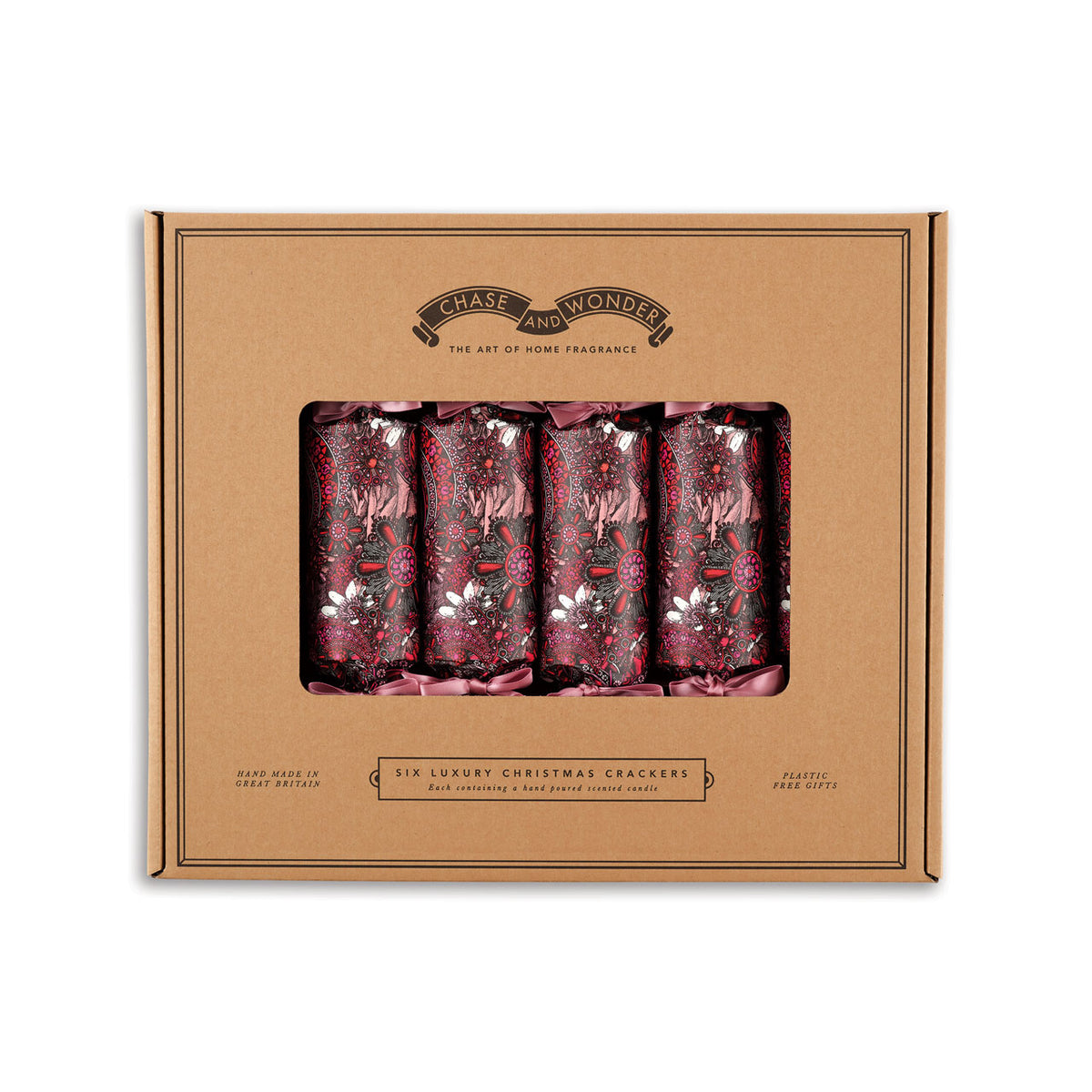 "Christmas Jewels" Luxury Candle Christmas Crackers, boxed and ready to give