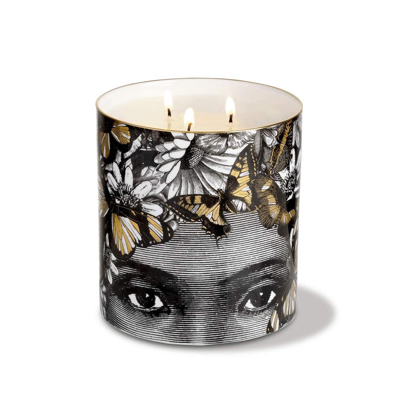 The Butterfly Lady 3 Wick Scented Ceramic Candle