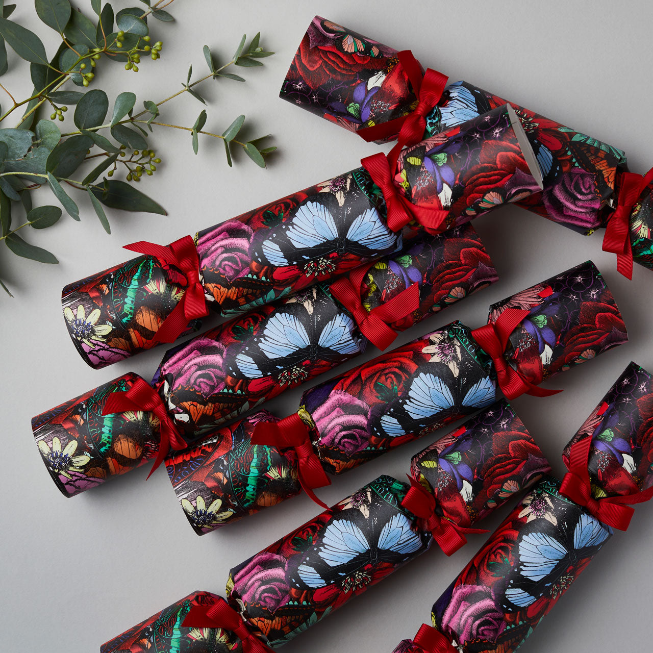 "Butterfly" Luxury Candle Christmas Crackers