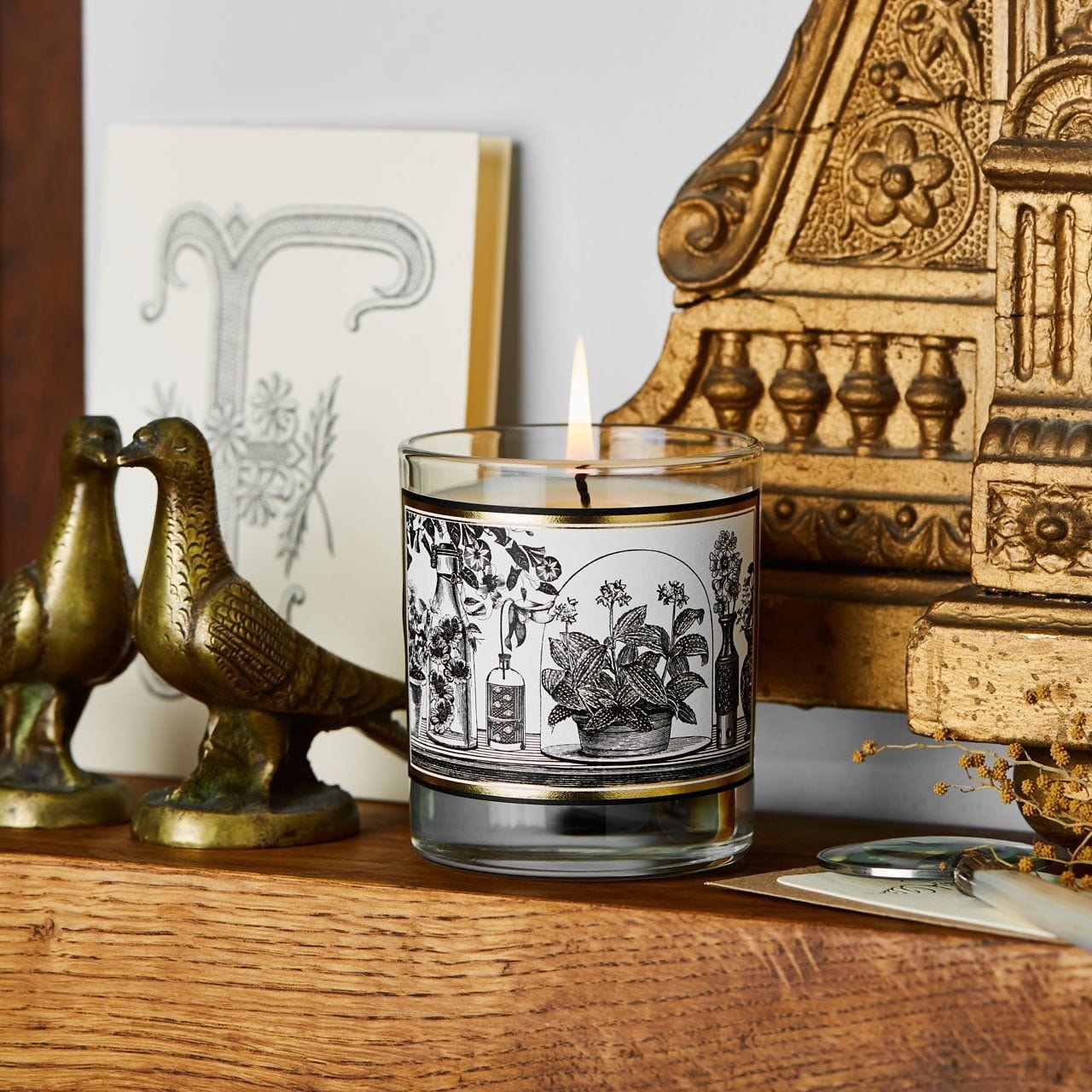 The Botanist Glass Candle - Chase and Wonder - Proudly Made in Britain