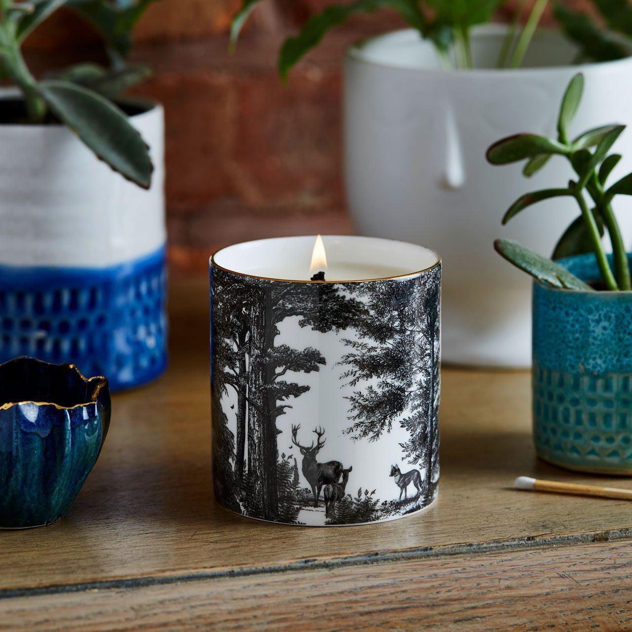 The Enchanted Forest Ceramic Candle - Chase and Wonder - Proudly Made in Britain