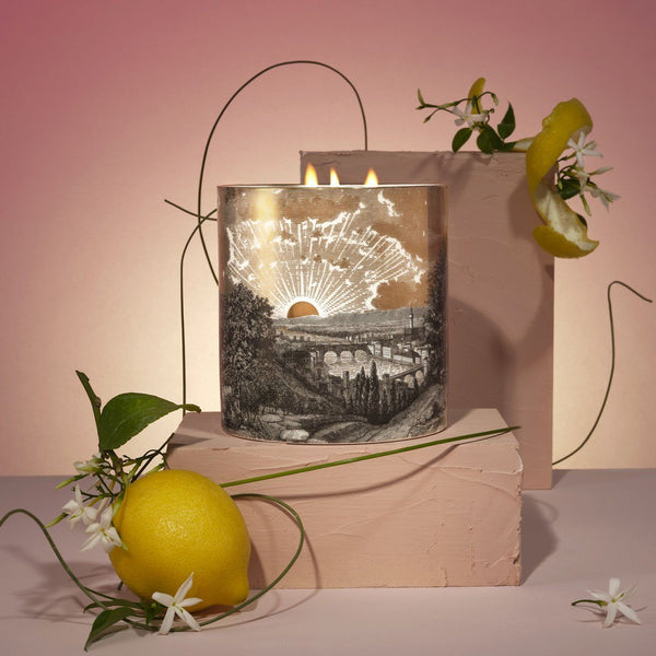 The Tuscan Sunset 3 Wick Scented Ceramic Candle