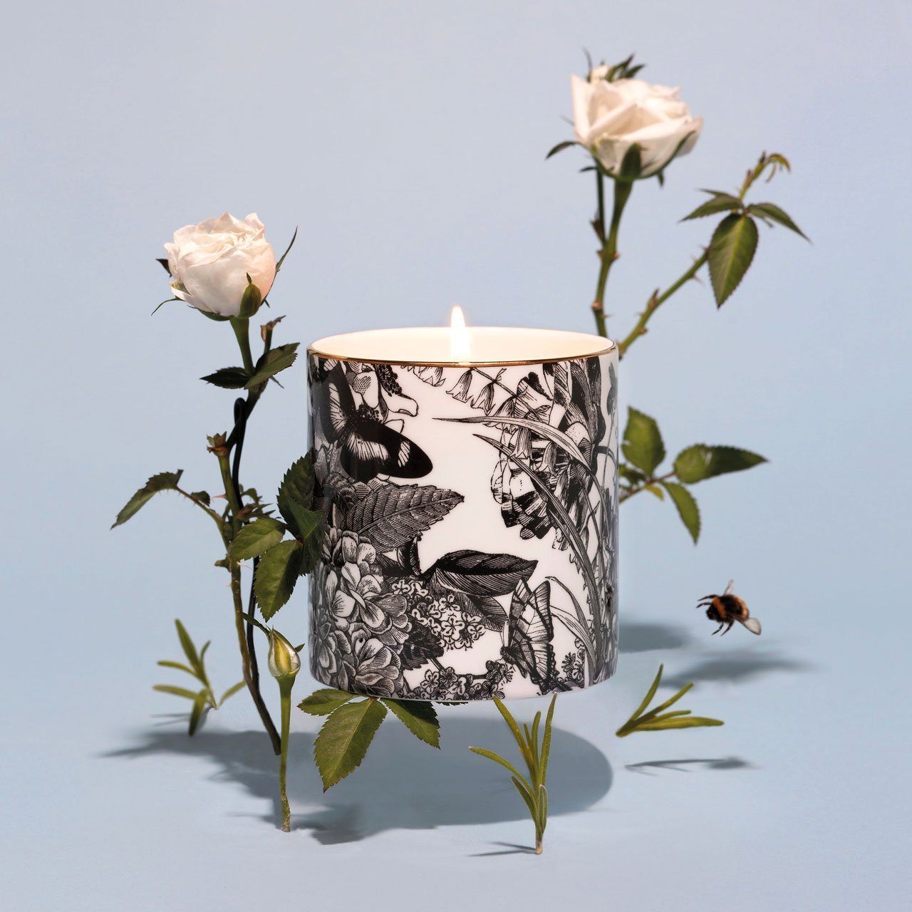 The Country Garden Ceramic Candle - Chase and Wonder - Proudly Made in Britain