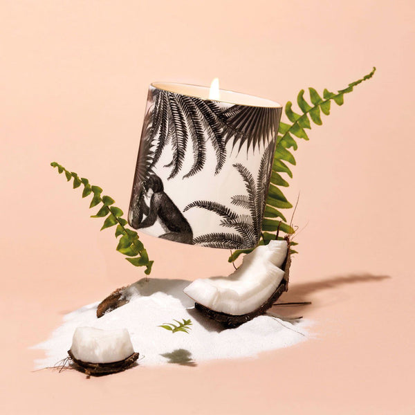 The Tropical Paradise Ceramic Candle