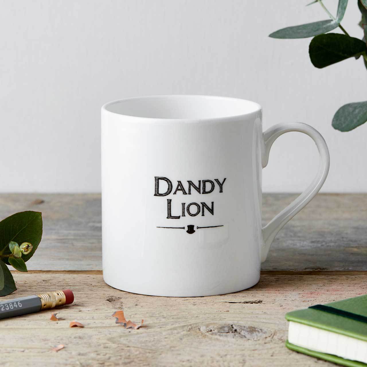 Dandy Lion Fine China Mug - Chase and Wonder - Proudly Made in Britain