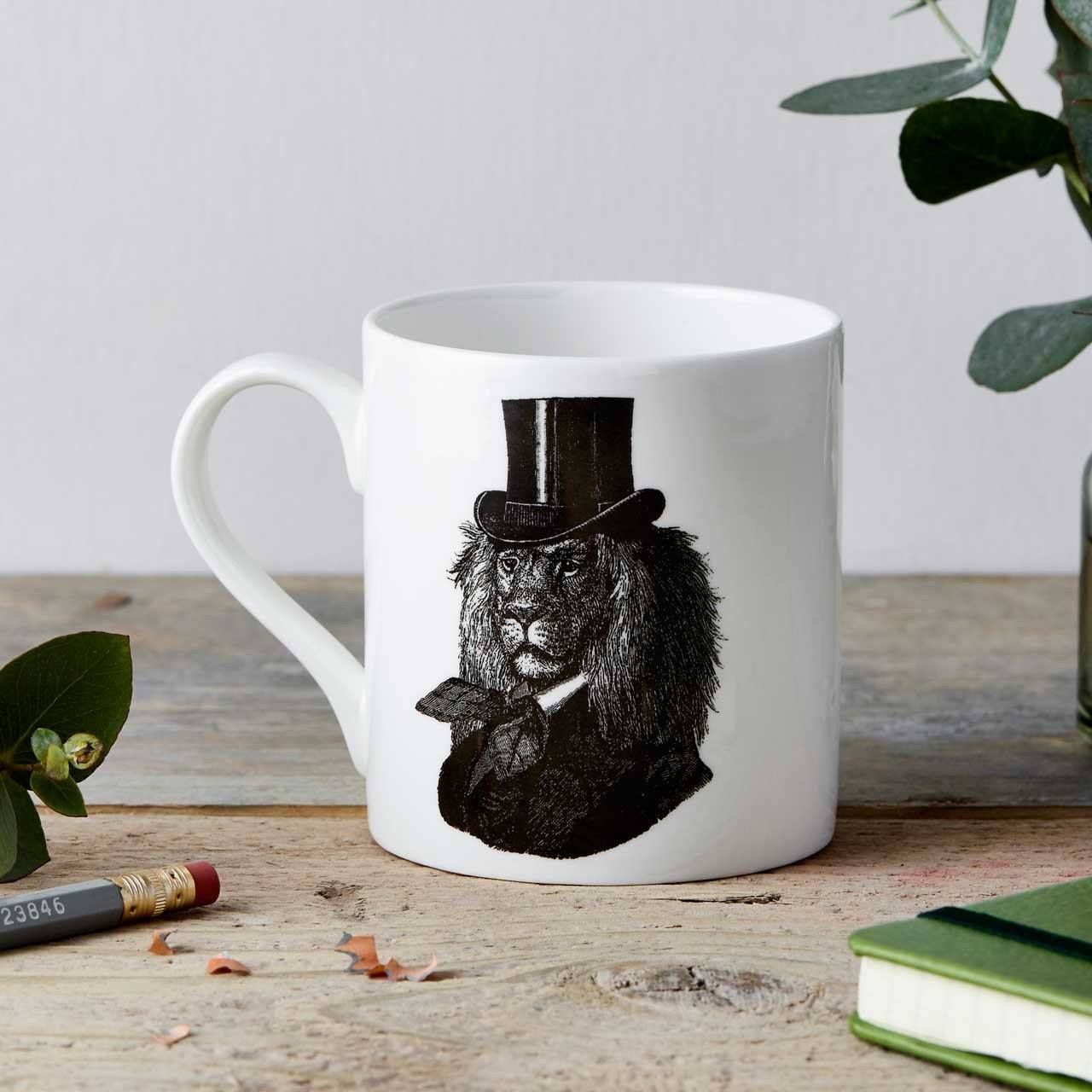 Dandy Lion Fine China Mug - Chase and Wonder - Proudly Made in Britain