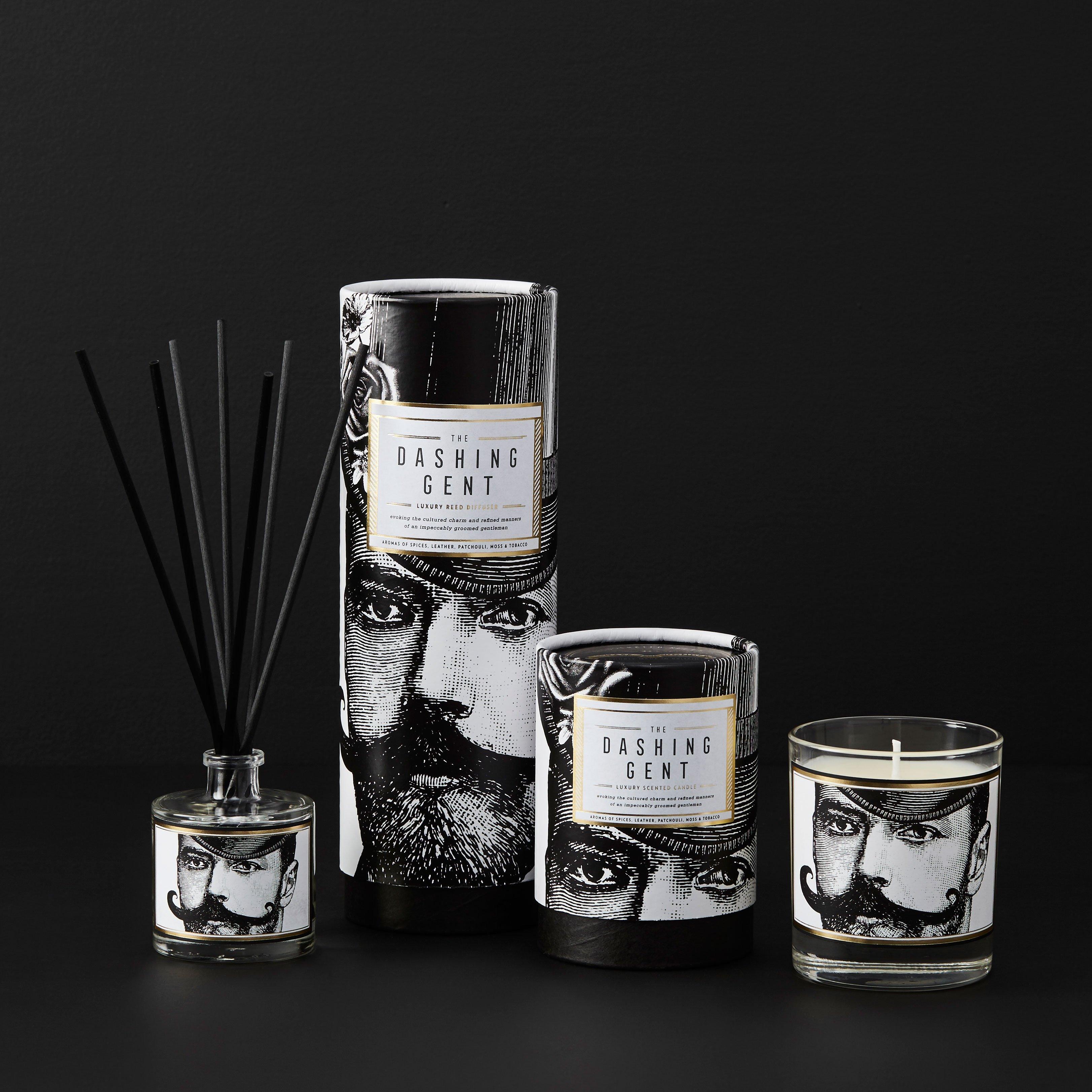 The Dashing Gent Reed Diffuser - Chase and Wonder - Proudly Made in Britain