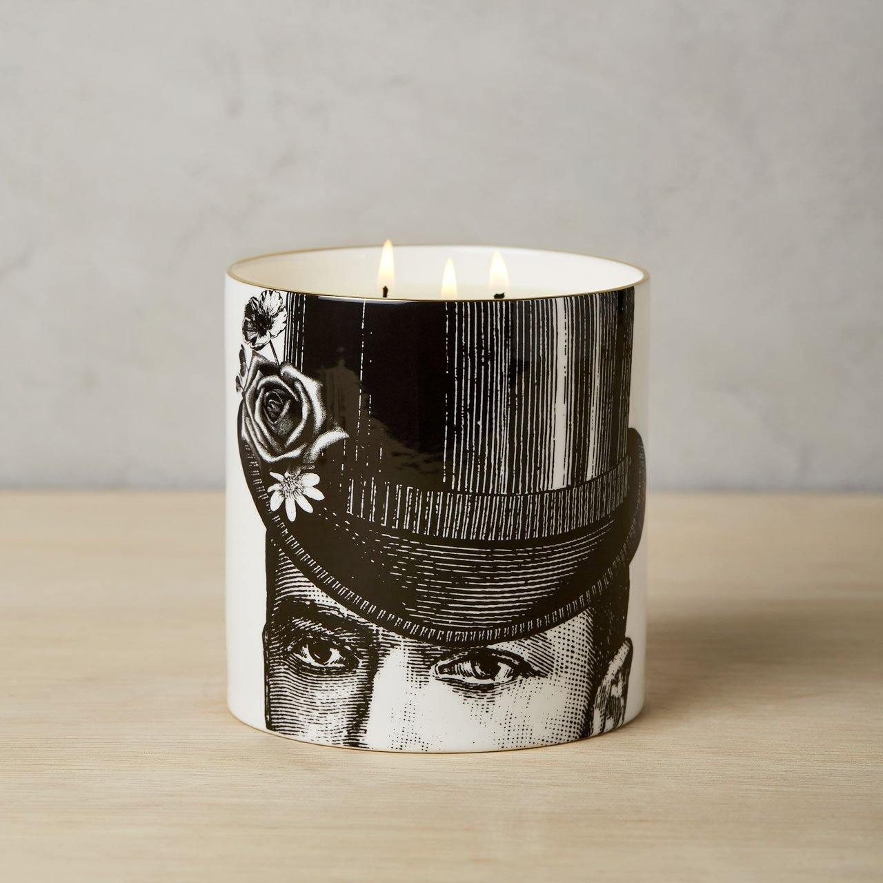 The Dashing Gent 3 Wick Scented Ceramic Candle - Chase and Wonder - Proudly Made in Britain