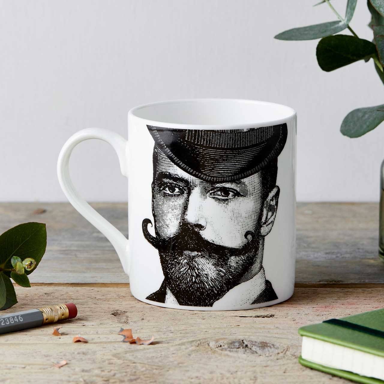 Dashing Gentleman Fine China Mug - Chase and Wonder - Proudly Made in Britain